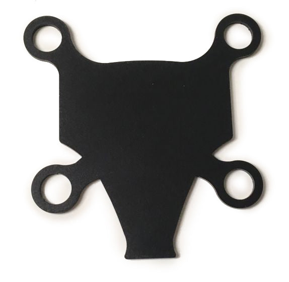 Biondo Racing Products Steering Wheel Bracket - Flat Black for SW-L BRPSW-BRKT-FB