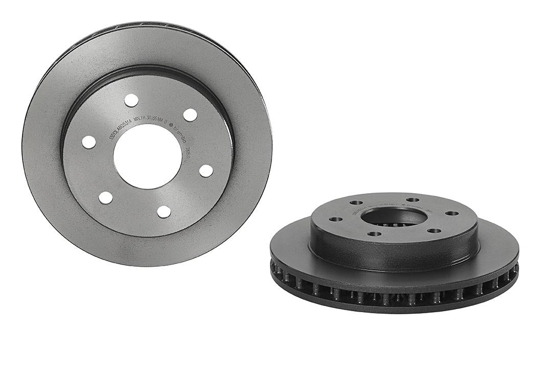 Brembo Disc Brake Rotor  top view frsport 09.7815.11