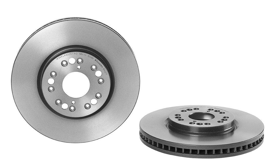 Brembo Disc Brake Rotor  top view frsport 09.8402.11