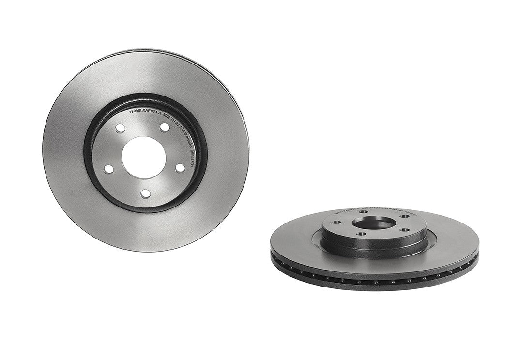 Brembo Disc Brake Rotor  top view frsport 09.9468.31