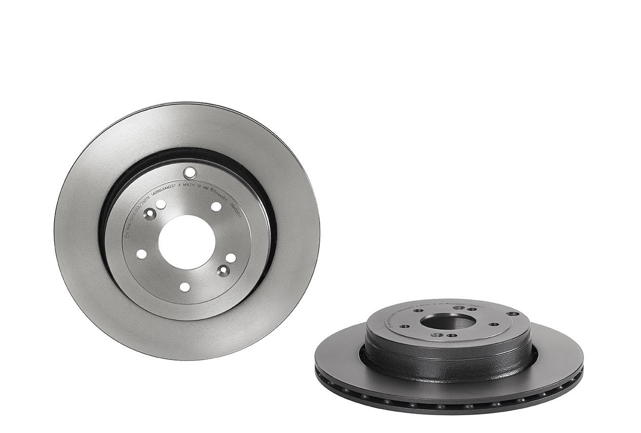 Brembo Disc Brake Rotor  top view frsport 09.A555.11