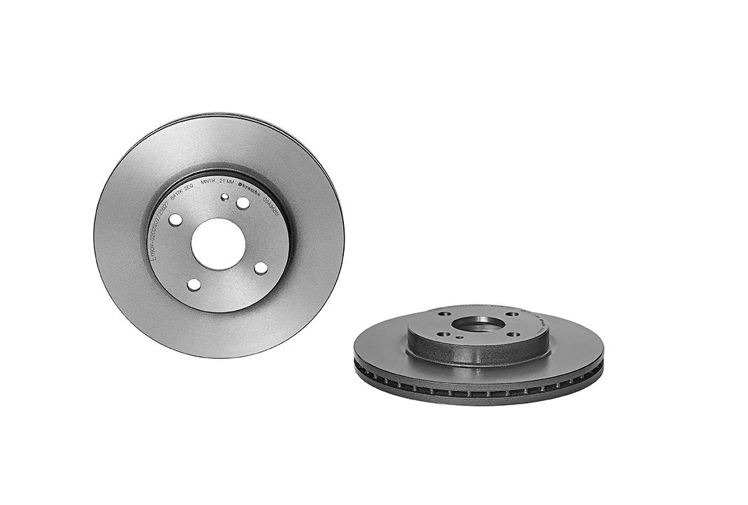 Brembo Disc Brake Rotor  top view frsport 09.A968.11