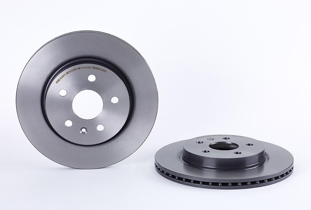 Brembo Disc Brake Rotor  top view frsport 09.A972.11