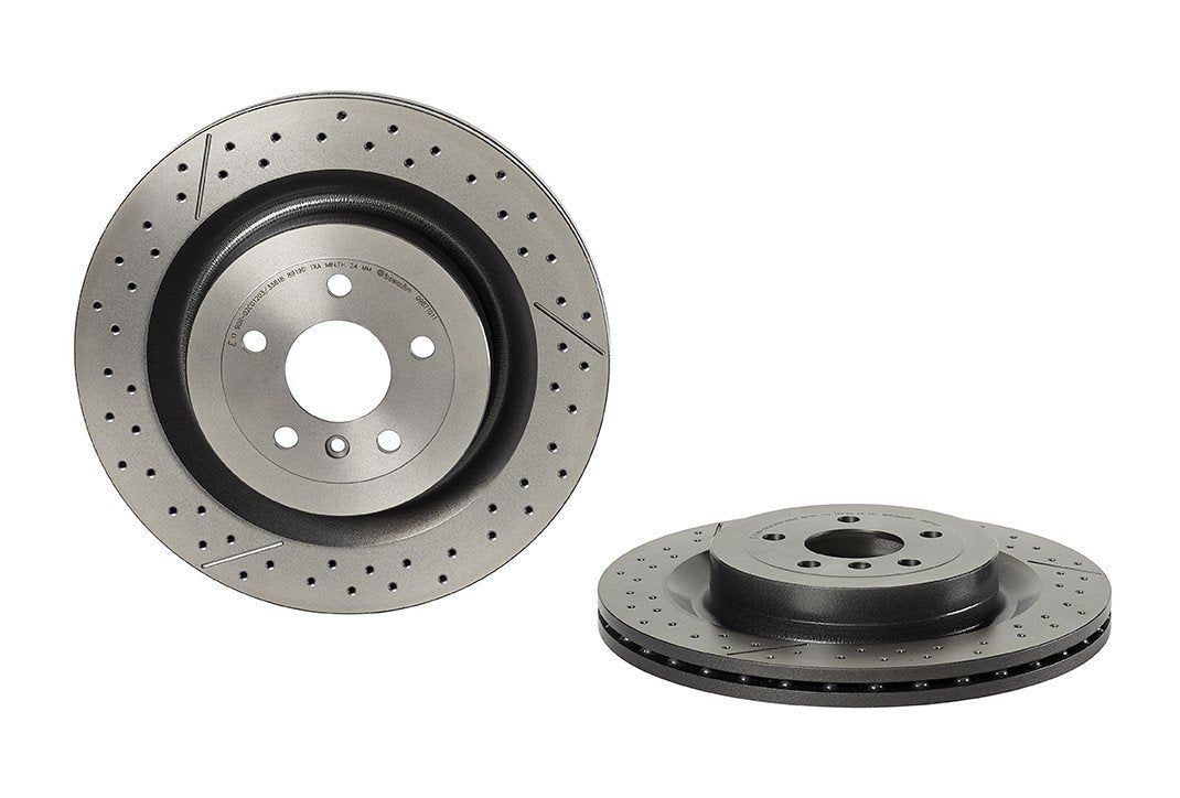 Brembo Disc Brake Rotor  top view frsport 09.B710.11