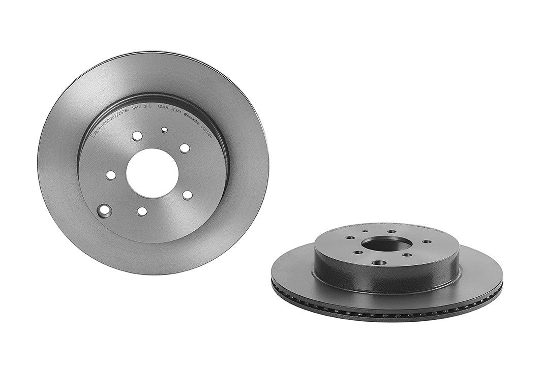 Brembo Disc Brake Rotor  top view frsport 09.C178.11