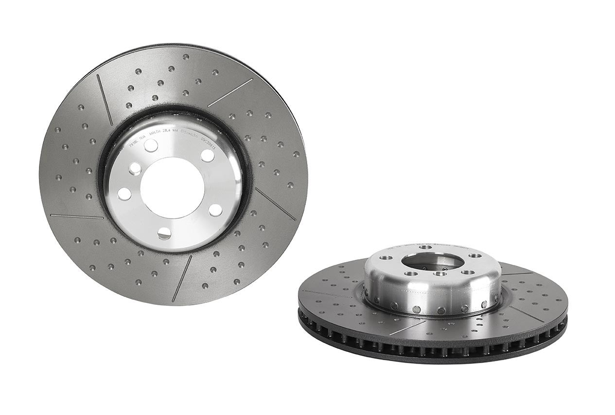 Brembo Disc Brake Rotor  top view frsport 09.C398.13