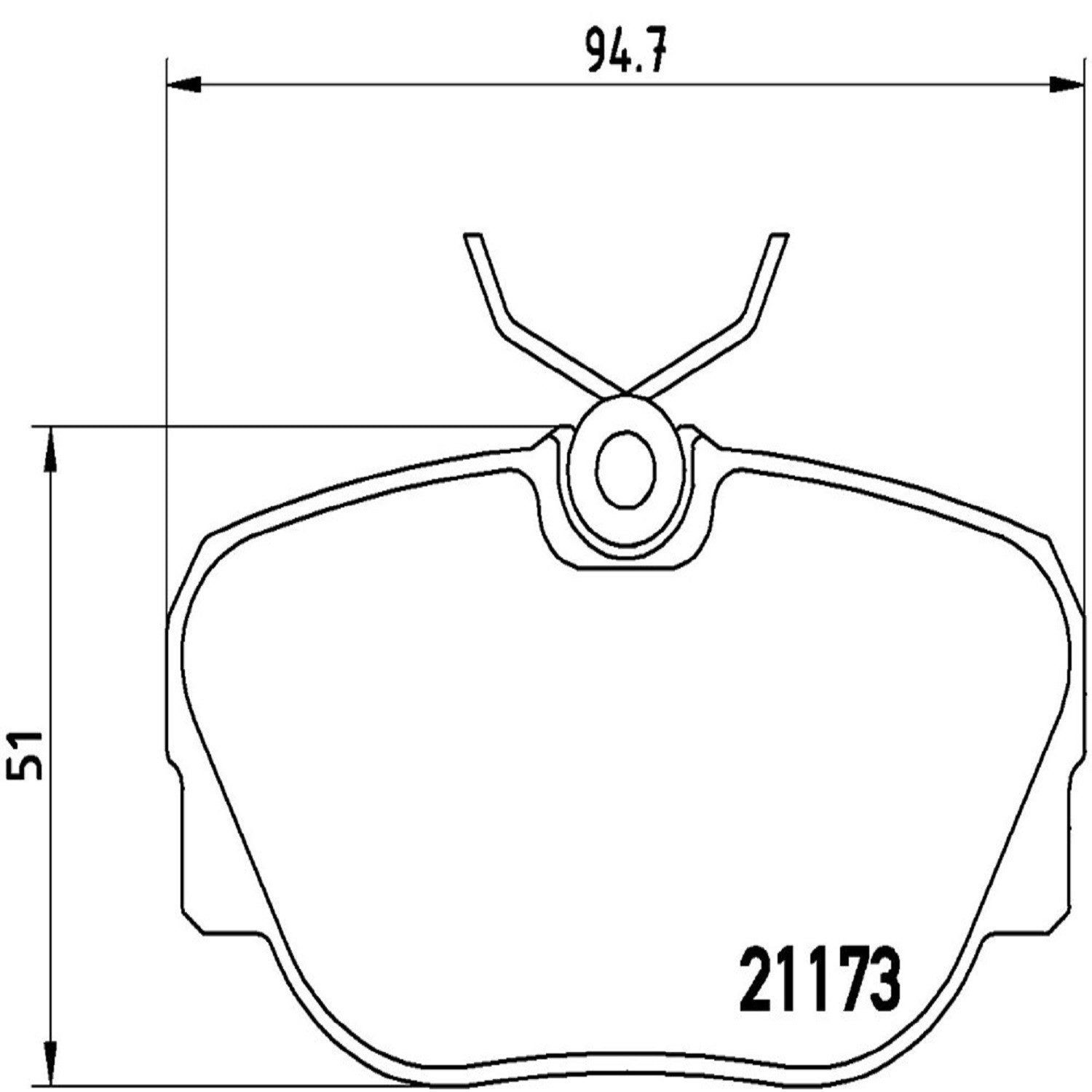 brembo disc brake pad set  frsport p06010