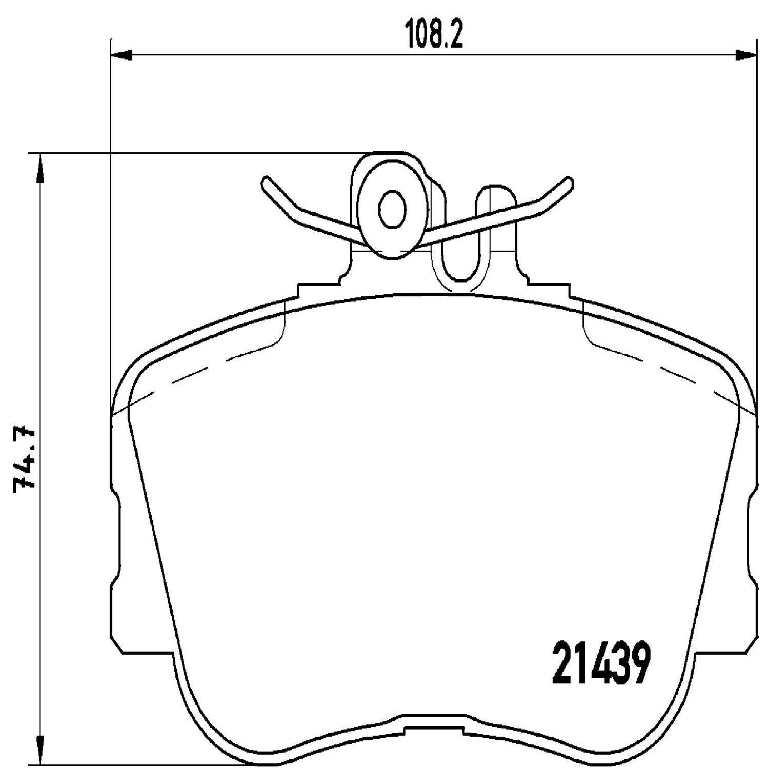 brembo disc brake pad set  frsport p06017