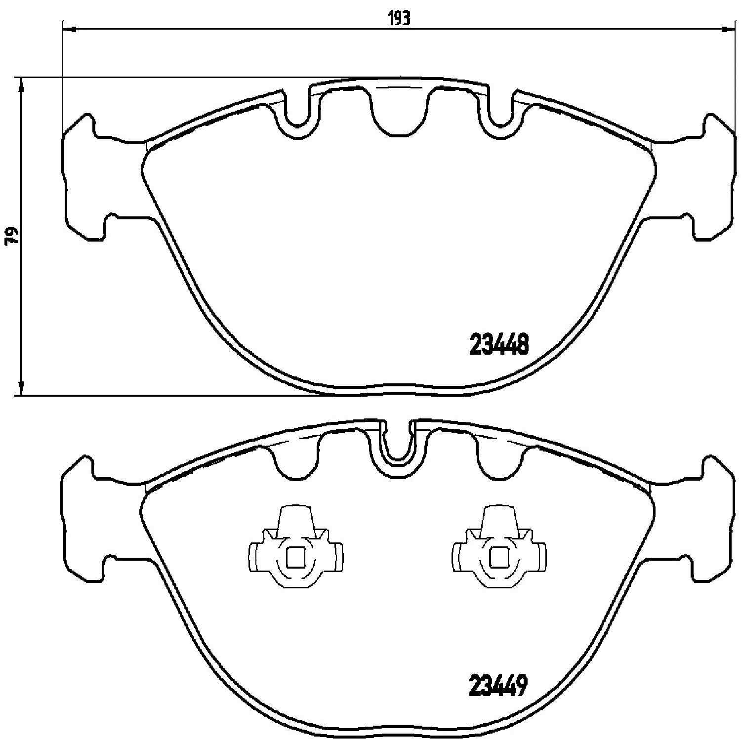 brembo disc brake pad set  frsport p06028