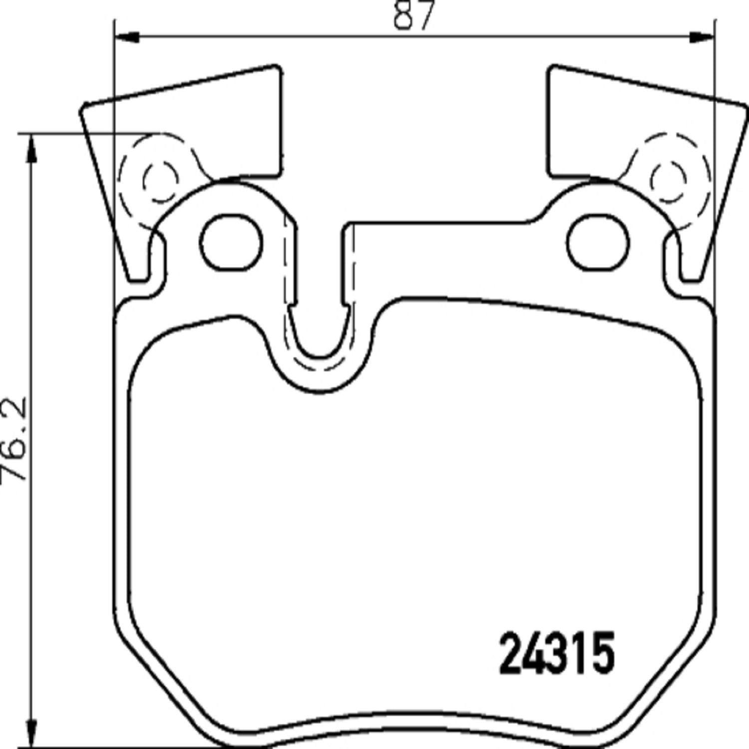 brembo disc brake pad set  frsport p06059