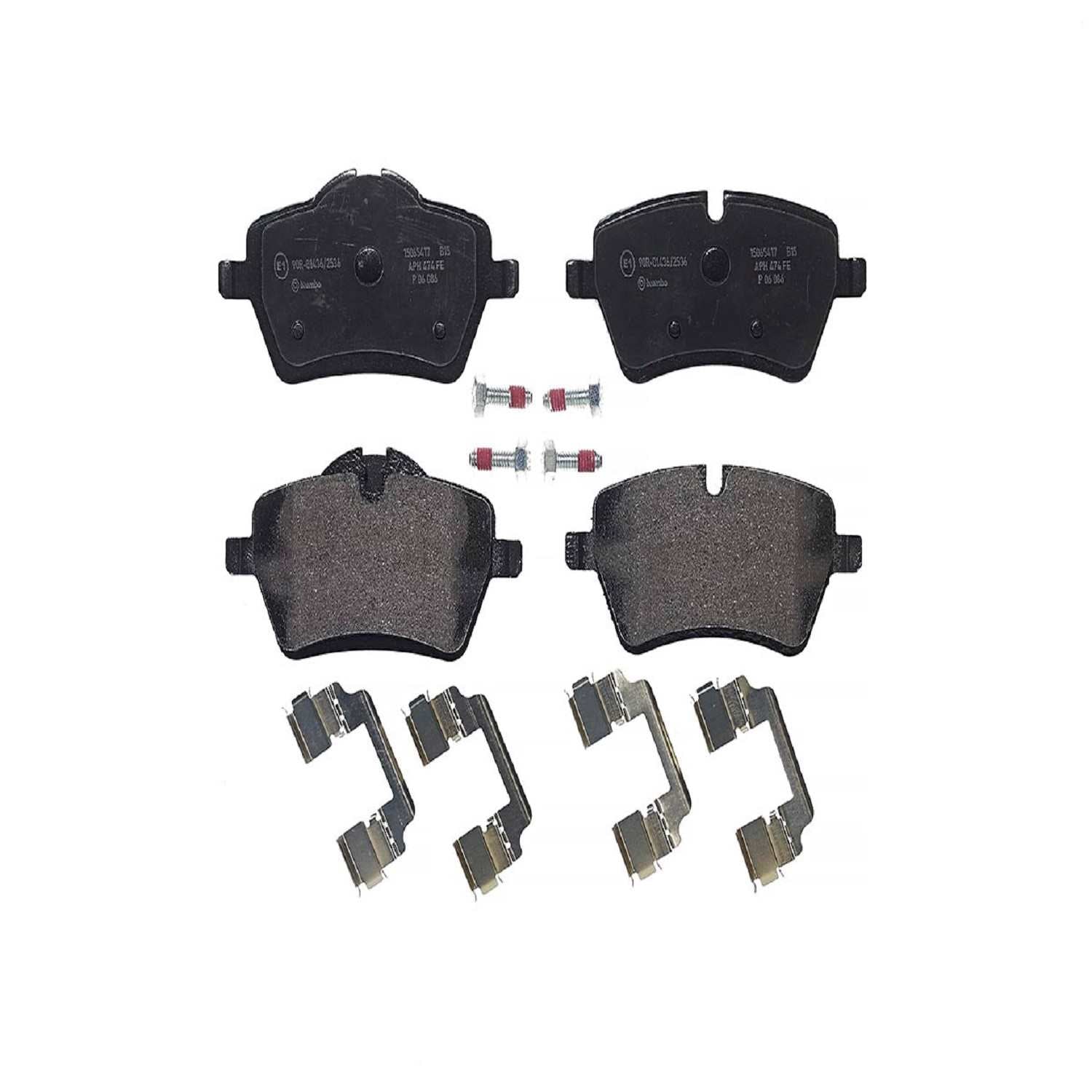 Brembo Disc Brake Pad Set  top view frsport P06086