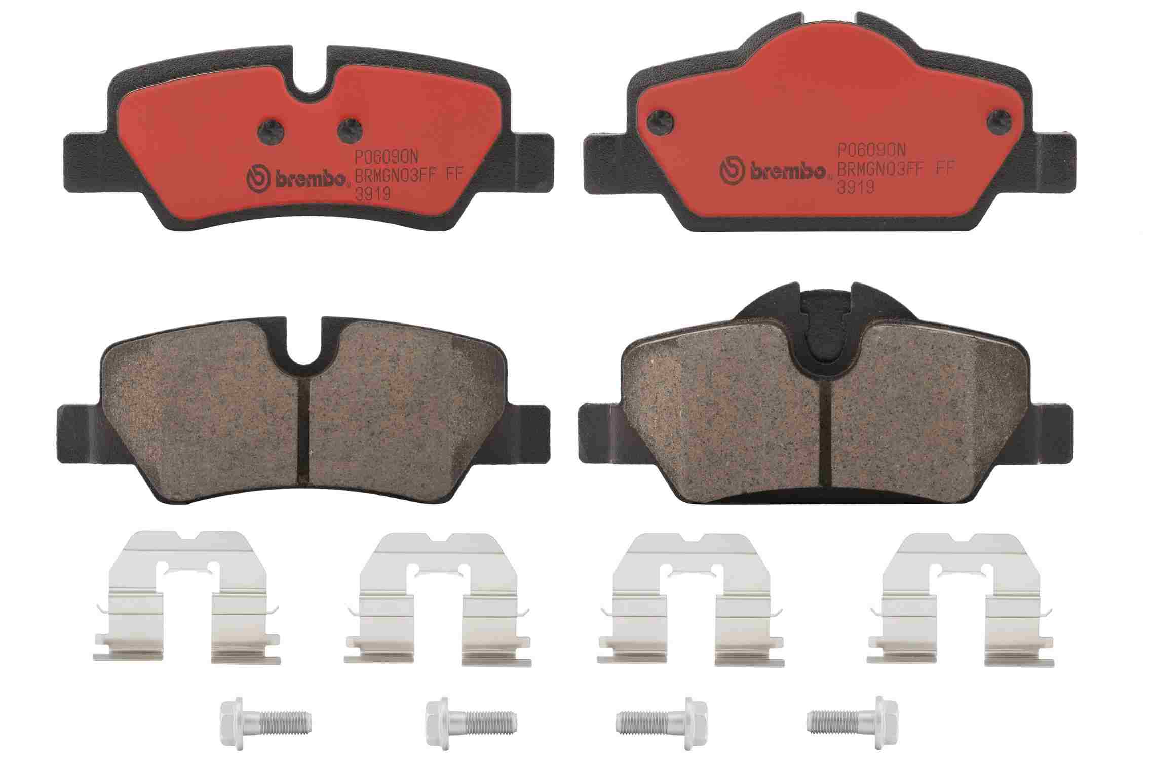 Brembo Disc Brake Pad Set  top view frsport P06090N