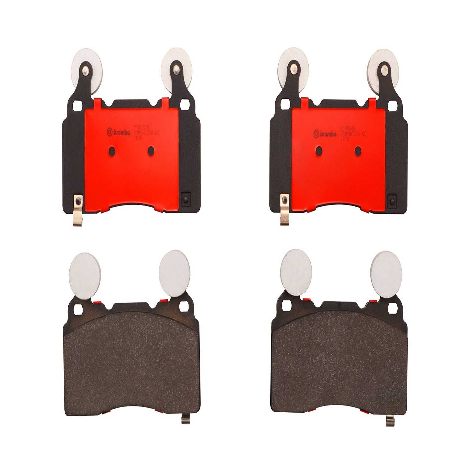 Brembo Disc Brake Pad Set  top view frsport P10064N