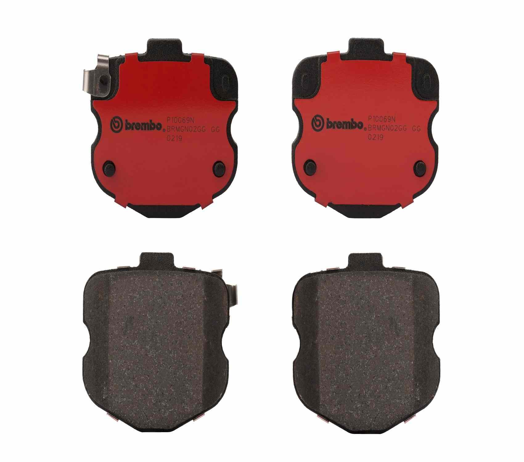 Brembo Disc Brake Pad Set  top view frsport P10069N