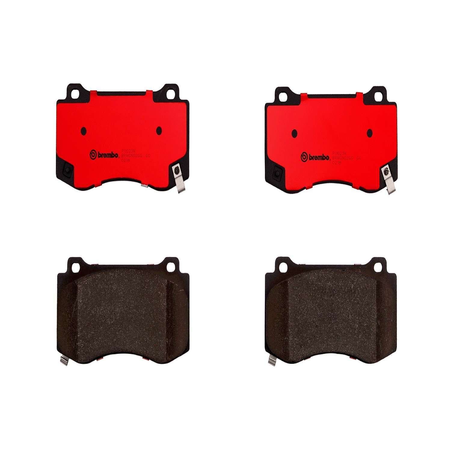 Brembo Disc Brake Pad Set  top view frsport P11023N