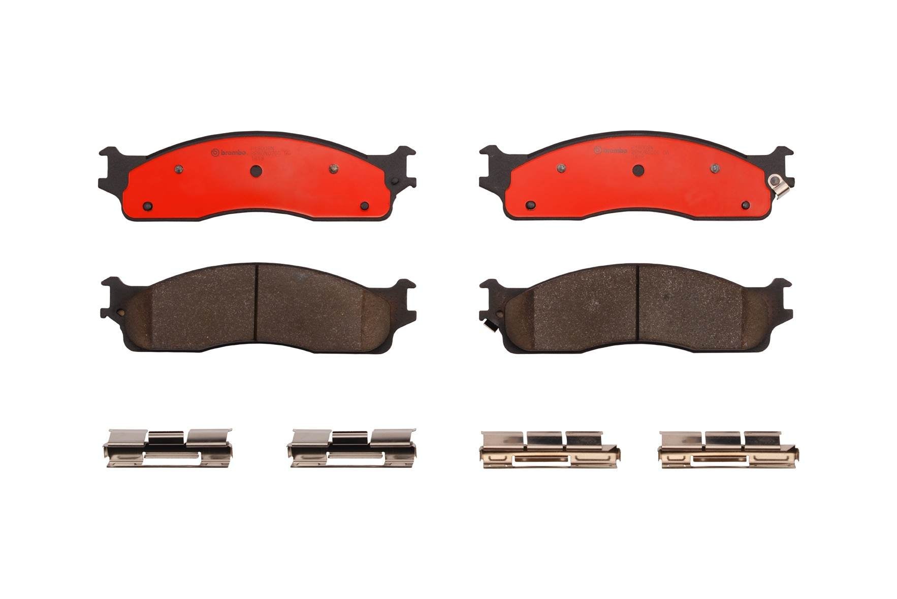 Brembo Disc Brake Pad Set  top view frsport P18008N