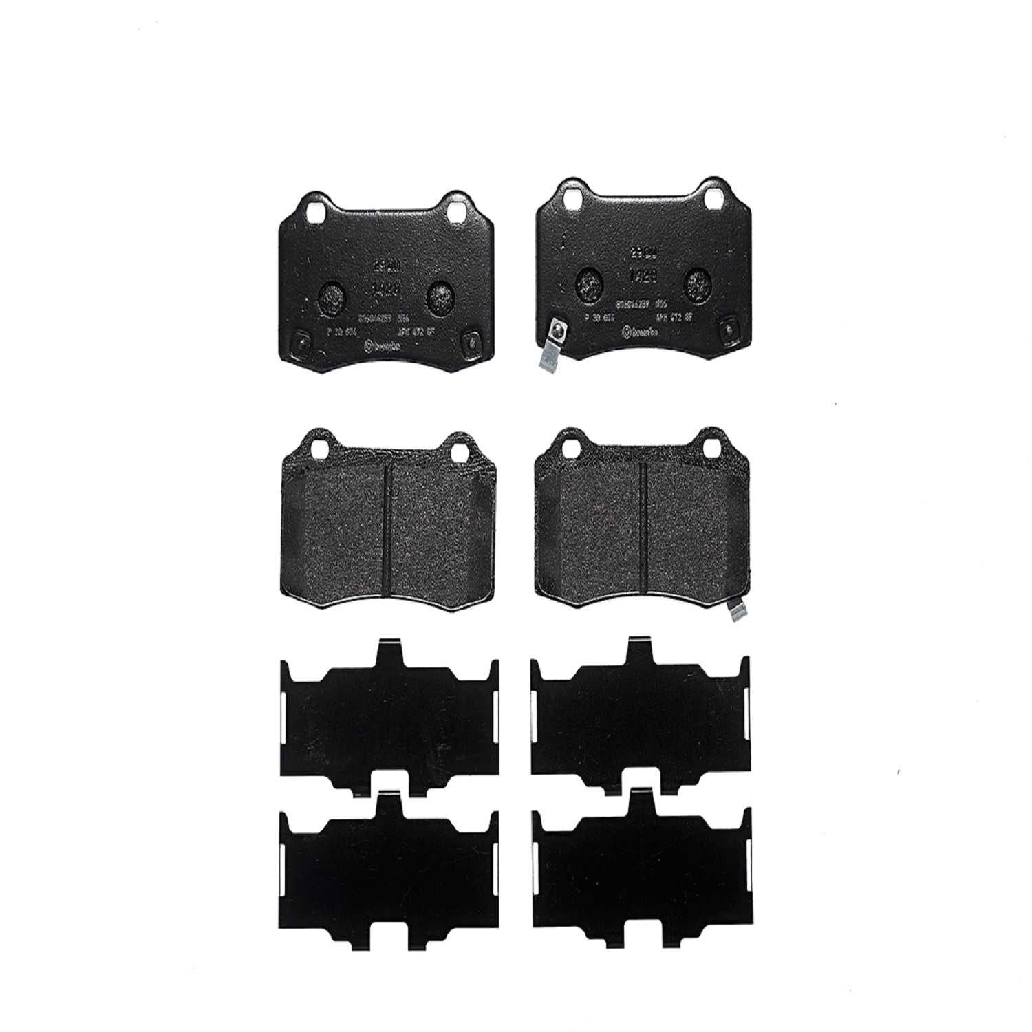 Brembo Disc Brake Pad Set  top view frsport P30074