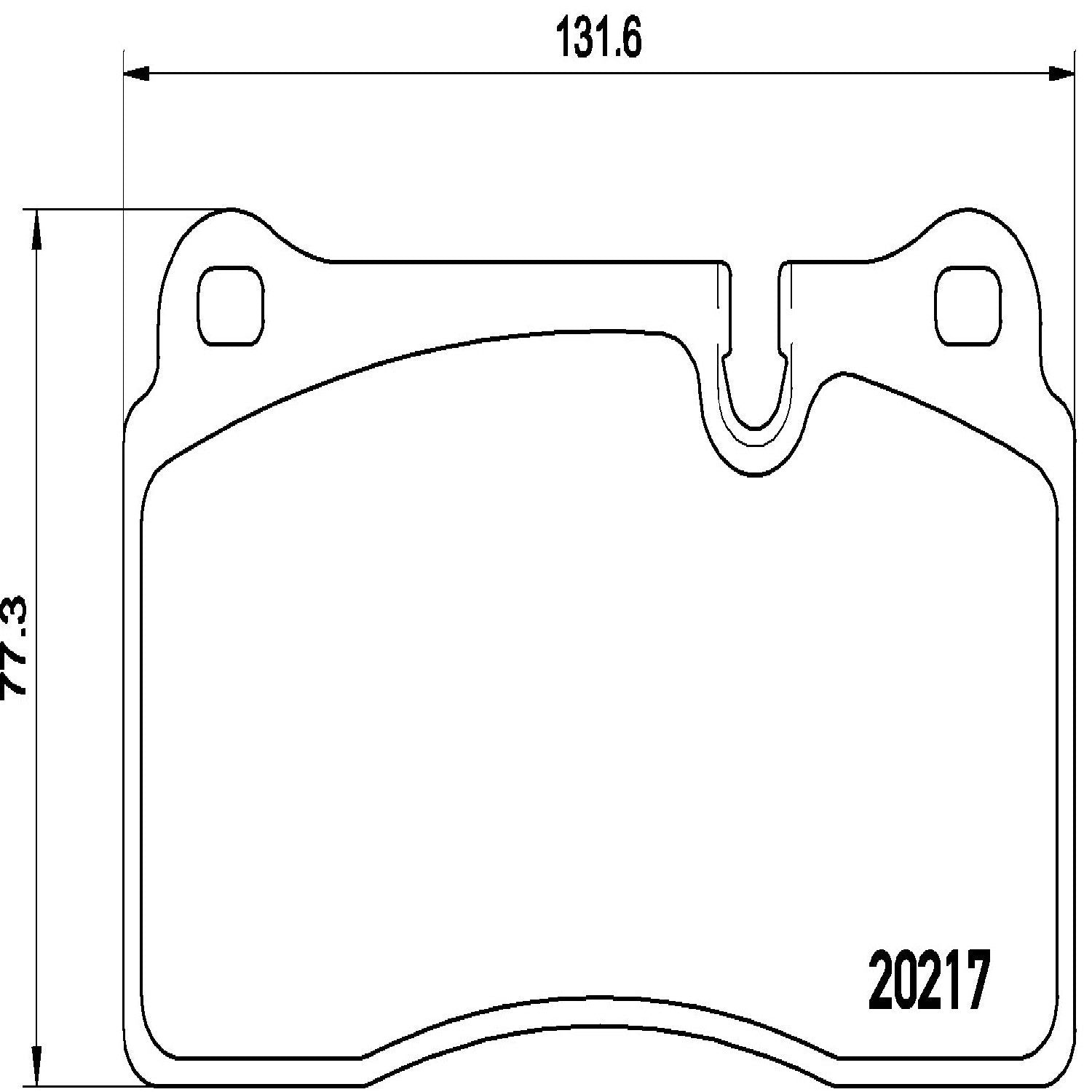 brembo disc brake pad set  frsport p44018