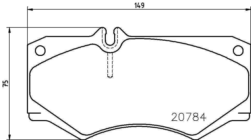 brembo disc brake pad set  frsport p50003