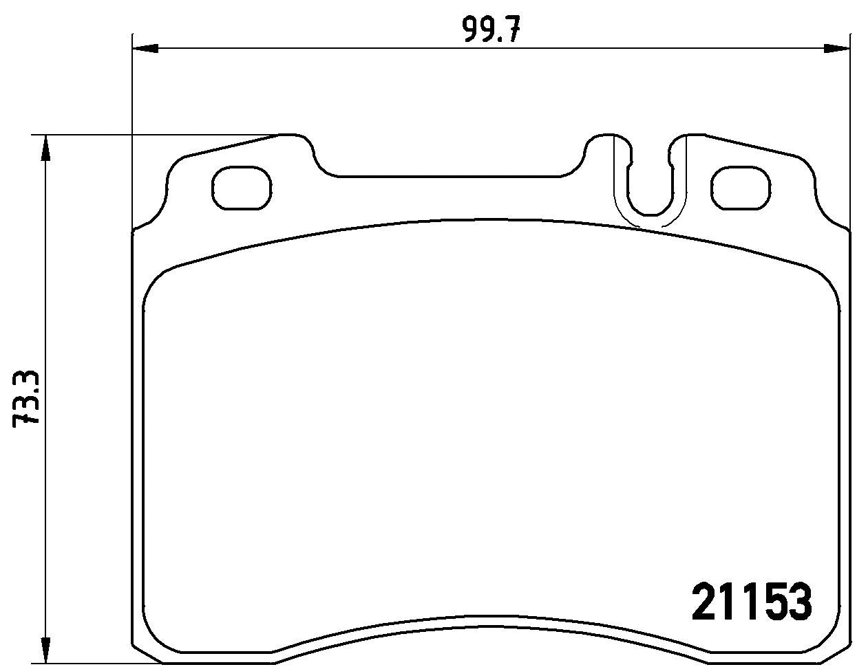 brembo disc brake pad set  frsport p50010