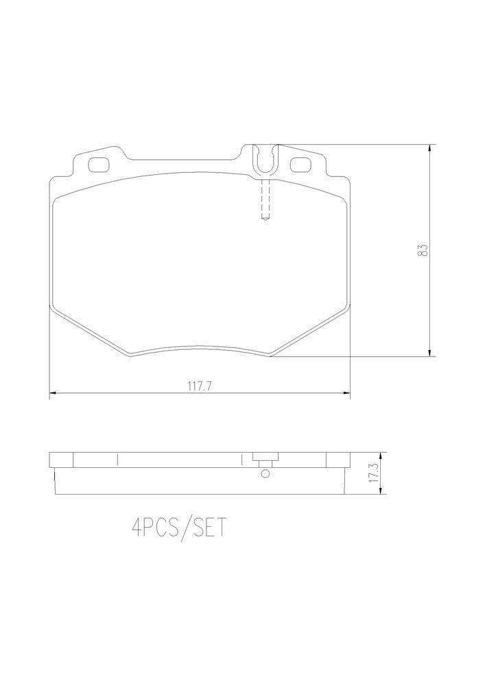 brembo disc brake pad set  frsport p50048n