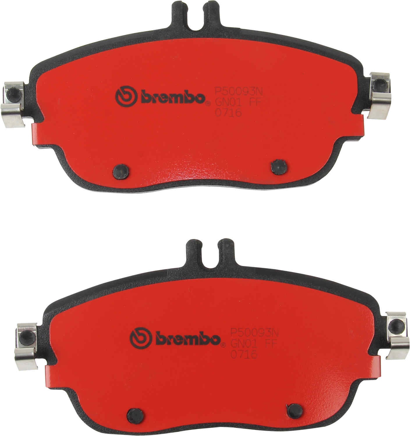 brembo disc brake pad set  frsport p50093n