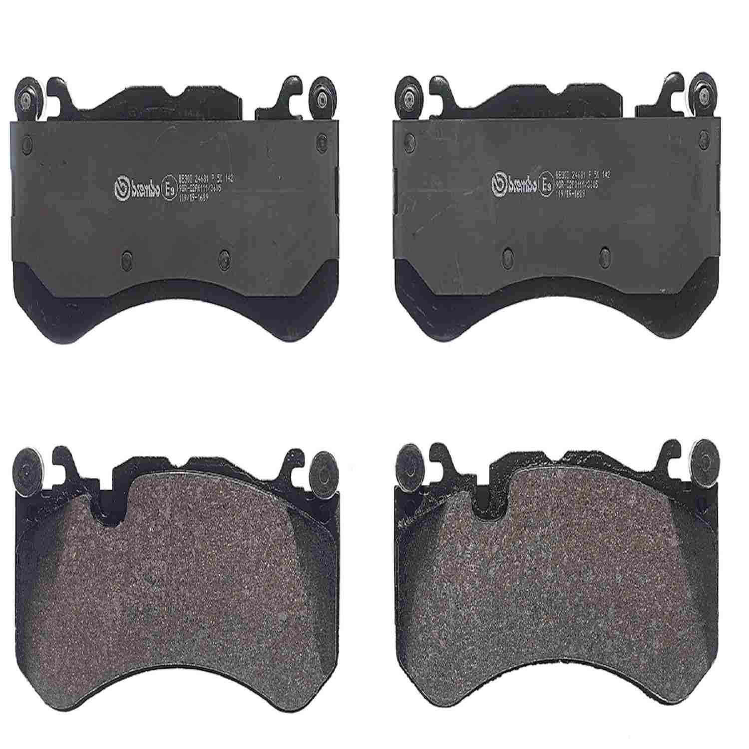 Brembo Disc Brake Pad Set  top view frsport P50142