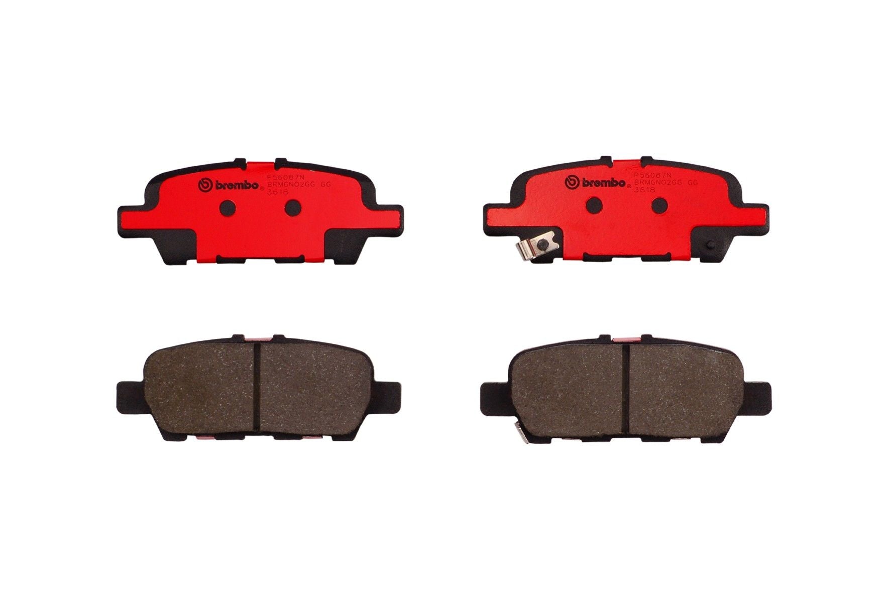 Brembo Disc Brake Pad Set  top view frsport P56087N