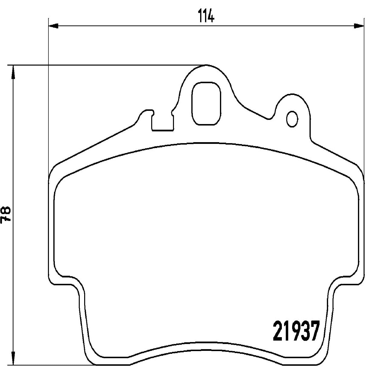 brembo disc brake pad set  frsport p65007