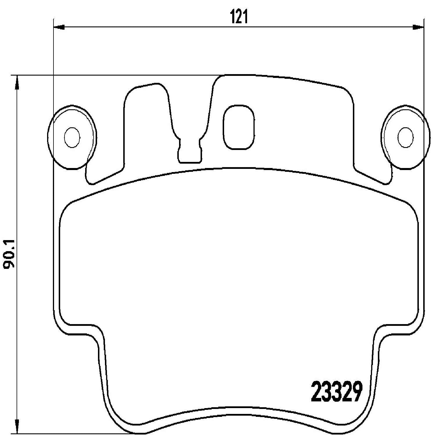 brembo disc brake pad set  frsport p65009