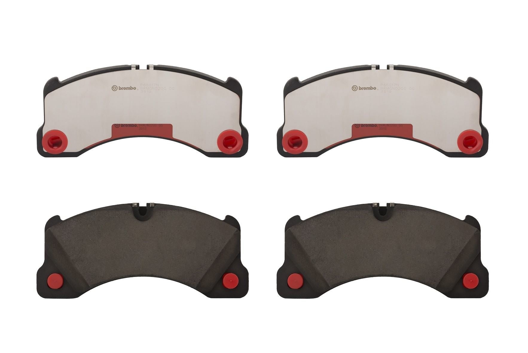 Brembo Disc Brake Pad Set  top view frsport P65017N