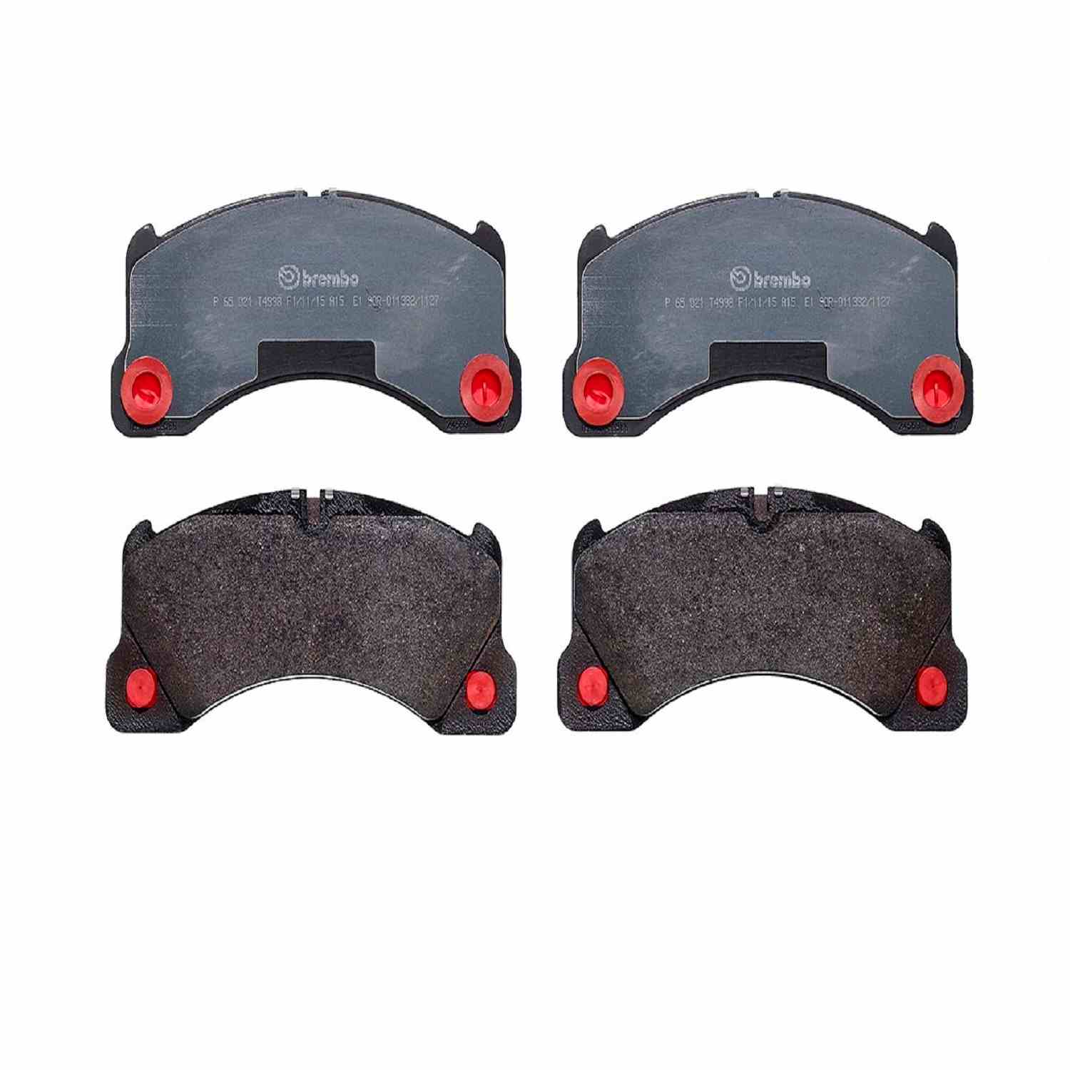 Brembo Disc Brake Pad Set  top view frsport P65021