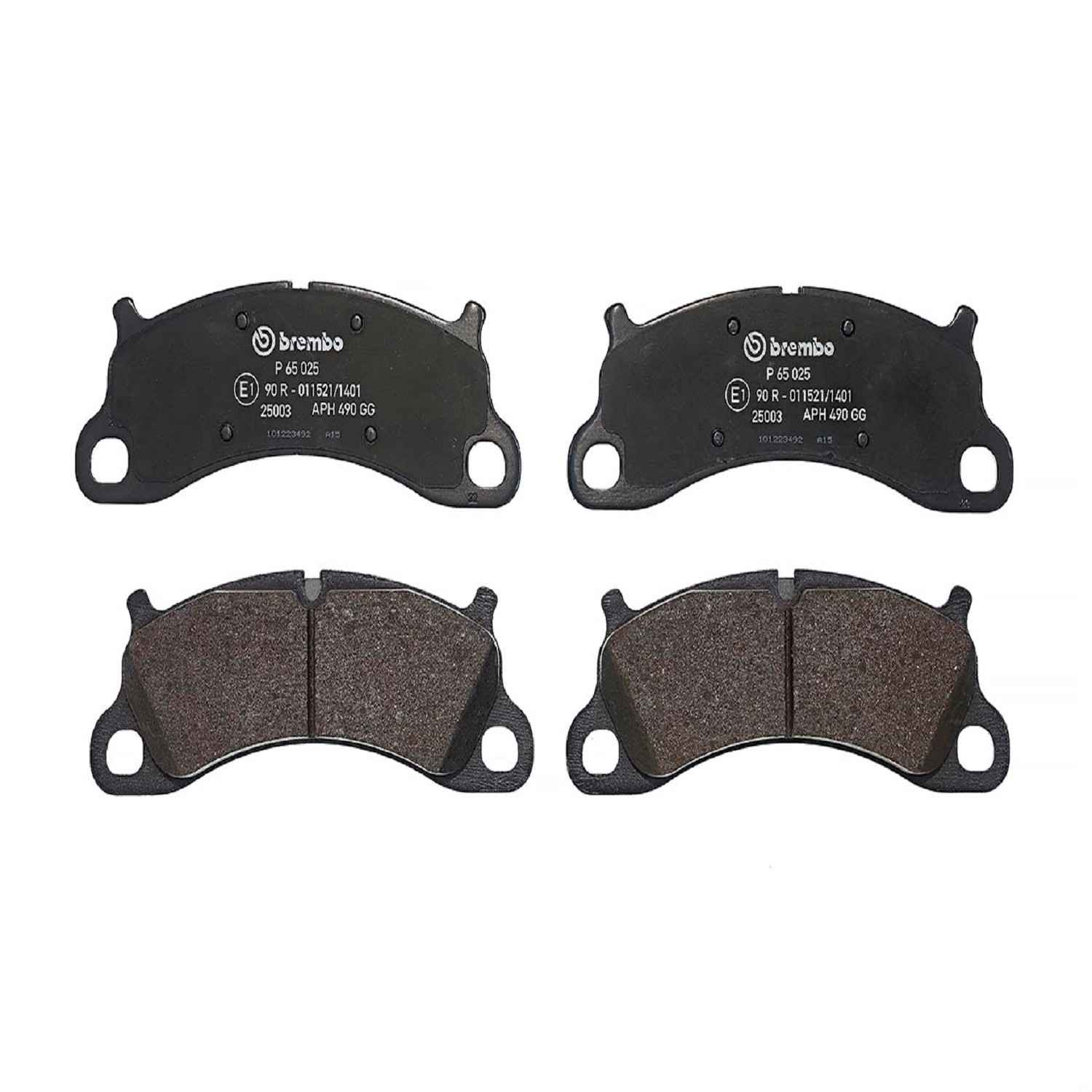 Brembo Disc Brake Pad Set  top view frsport P65025