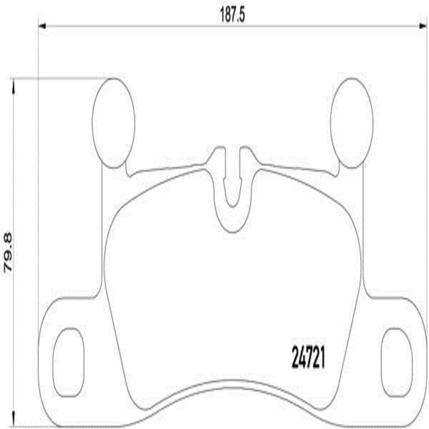 brembo disc brake pad set  frsport p65027