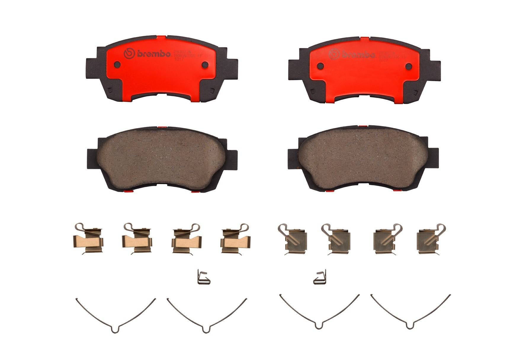 Brembo Disc Brake Pad Set  top view frsport P83027N