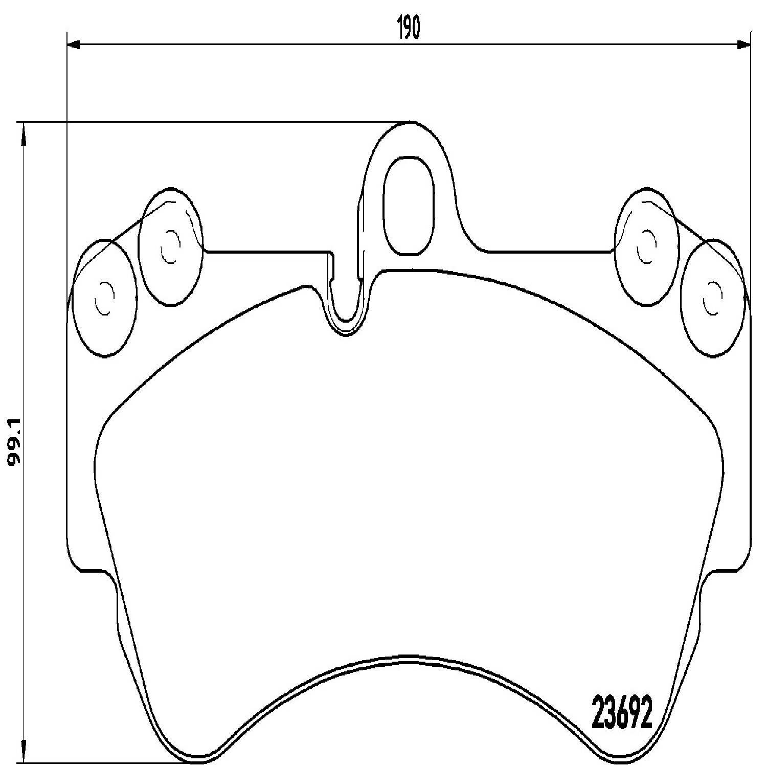 brembo disc brake pad set  frsport p85069