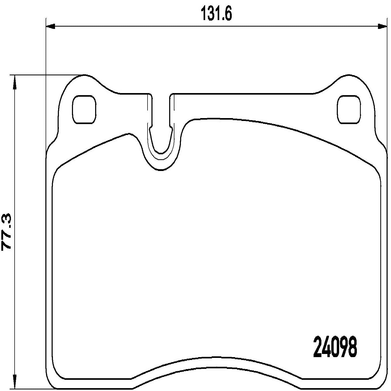 brembo disc brake pad set  frsport p85116