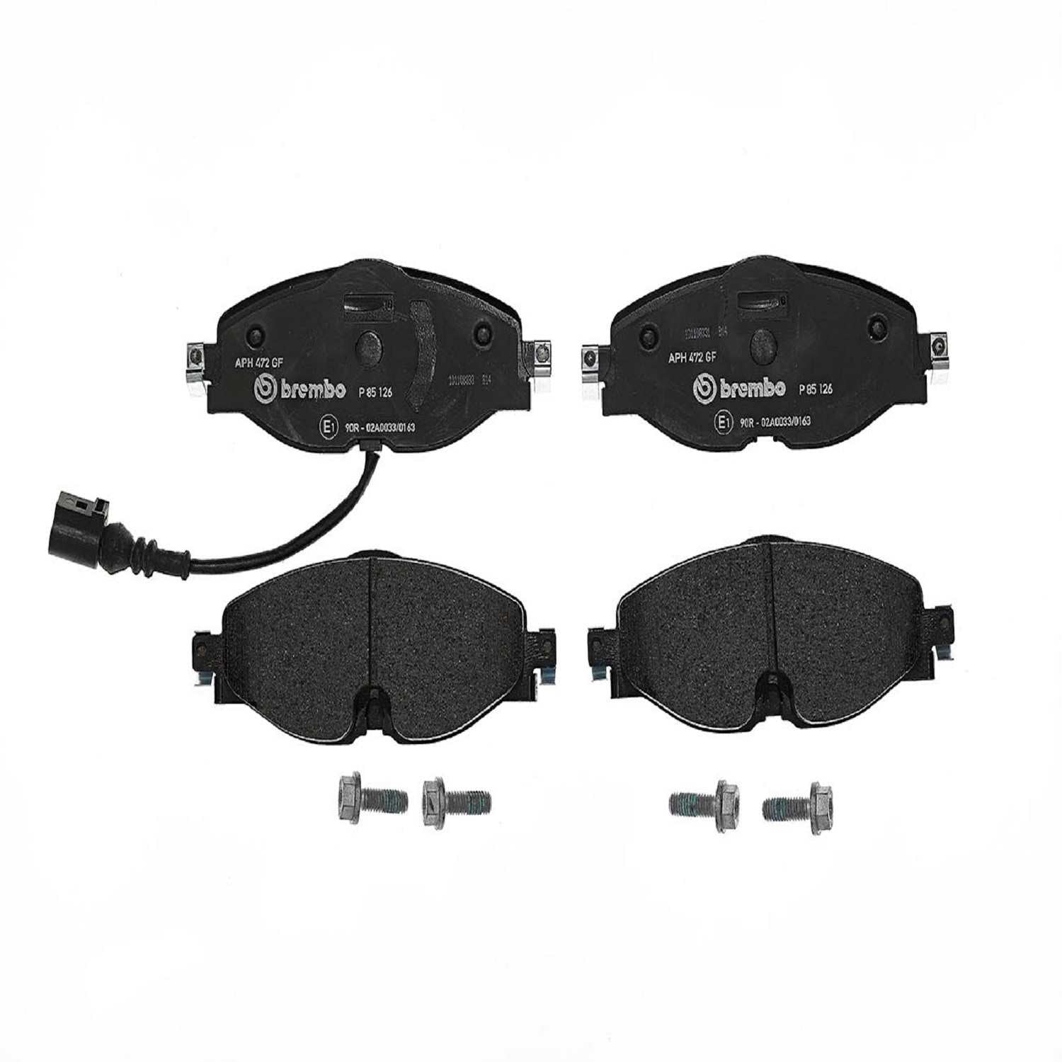 Brembo Disc Brake Pad Set  top view frsport P85126