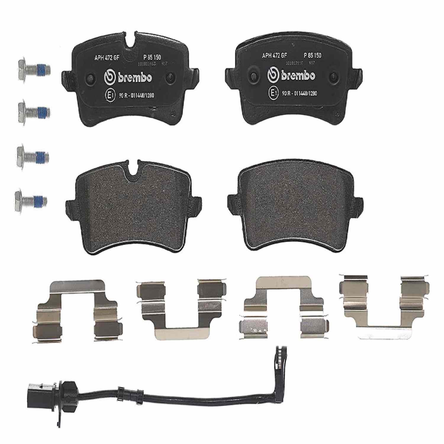 Brembo Disc Brake Pad Set  top view frsport P85150