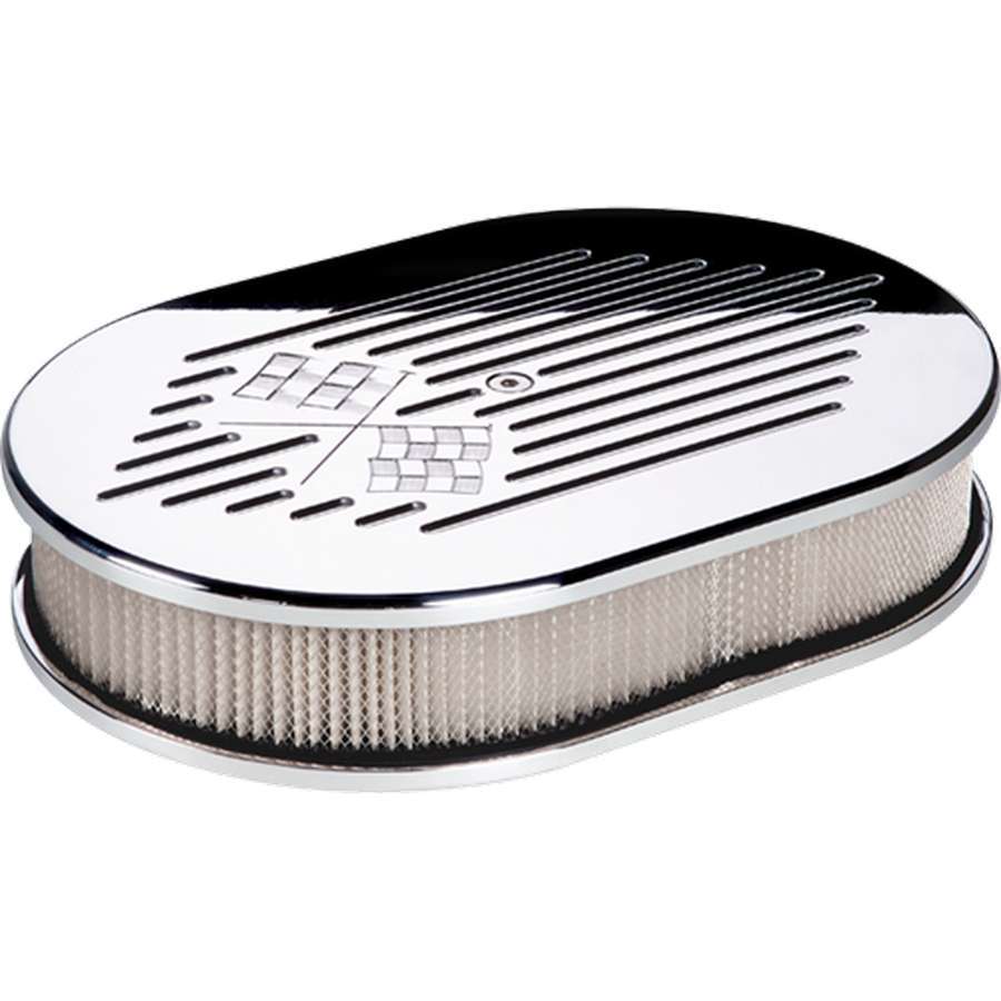 Billet Specialties Small Oval Air Cleaner W/Flags BSP15327