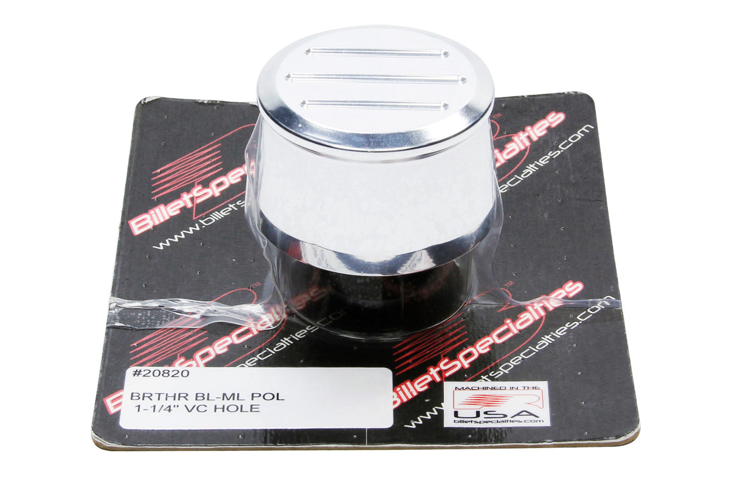 Billet Specialties Polished Breather Ball Milled BSP20820