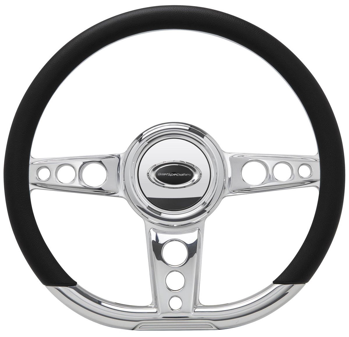 Billet Specialties Steering Wheel 14in D- Shape Trans Am Polished BSP29427