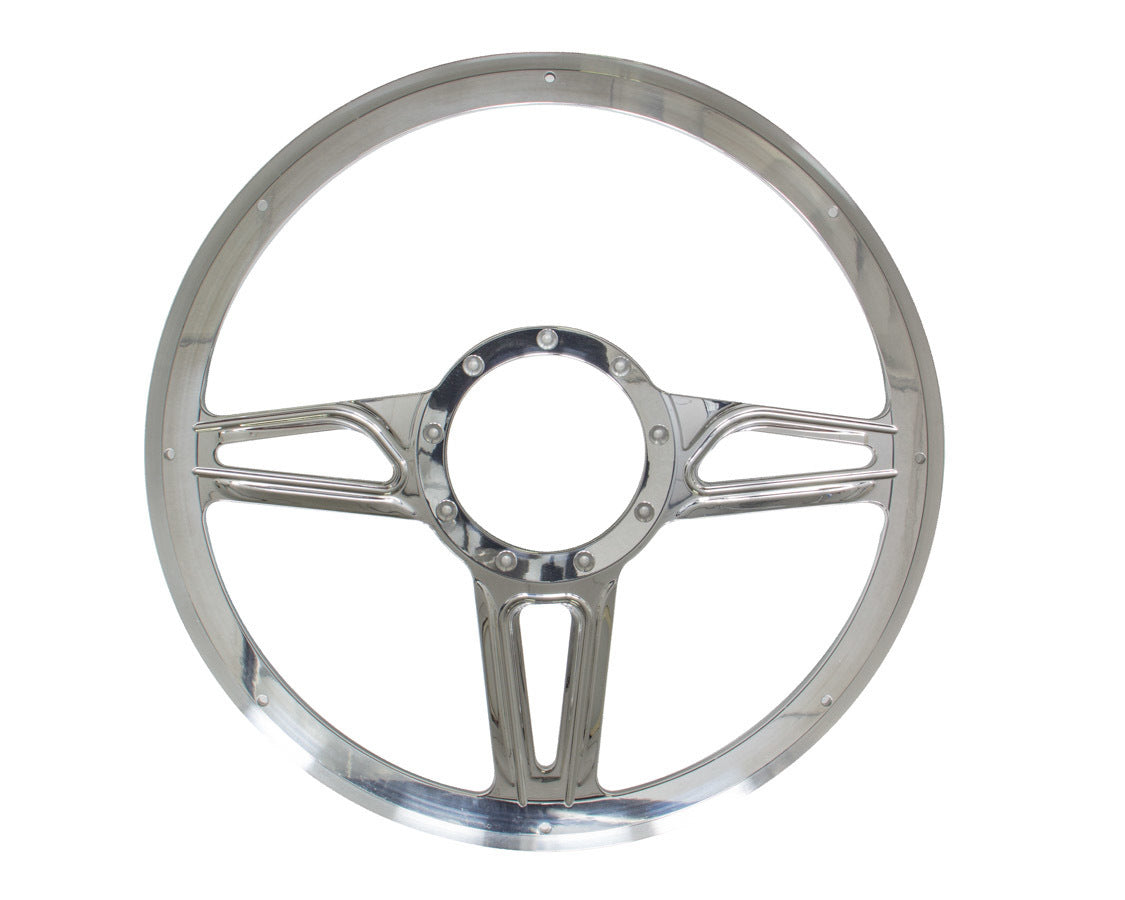 Billet Specialties Steering Wheel Intercptr 14in Half Wrap BSP30595