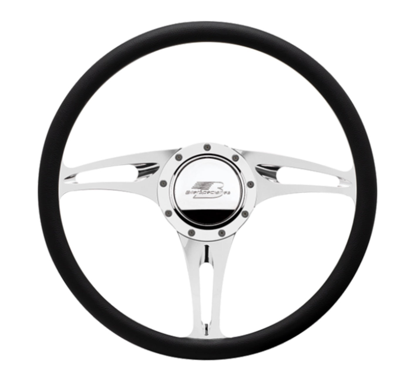 Billet Specialties Steering Wheel Half Wrap 15.5in Stealth BSP34322