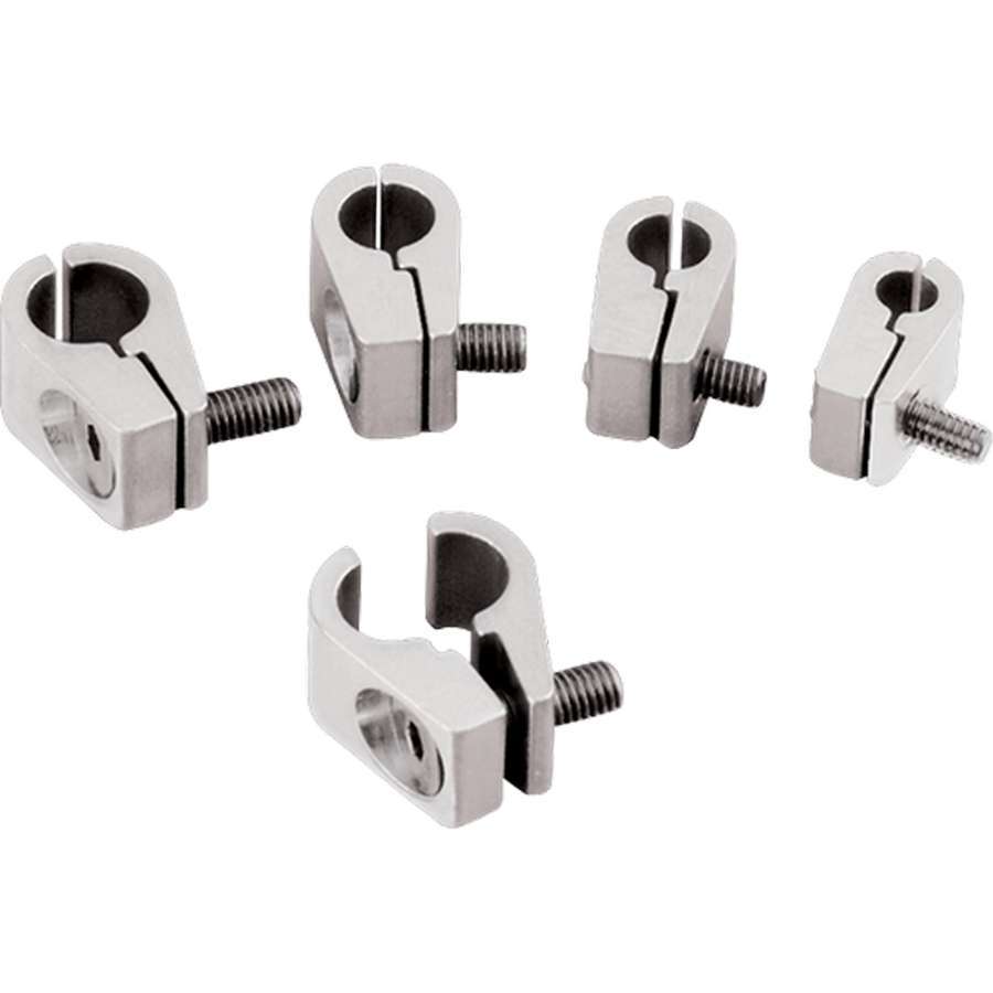 Billet Specialties Billet Line Clamps 1/2in 4pcs BSP65510