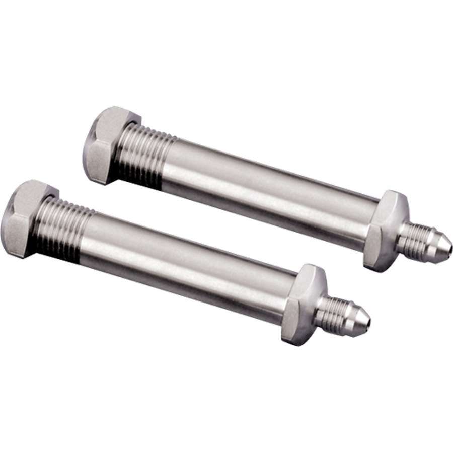 Billet Specialties Thru-Frame Fittings -3an x 1/8in npt Short BSP66210