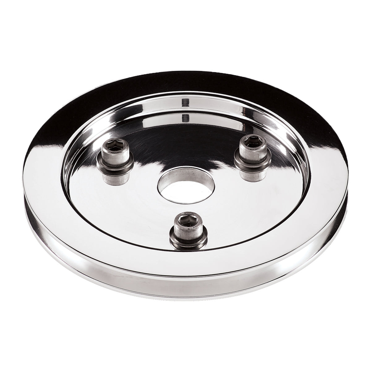 Billet Specialties BBC 1 GRV Crank Pulley LWP Polished BSP79210