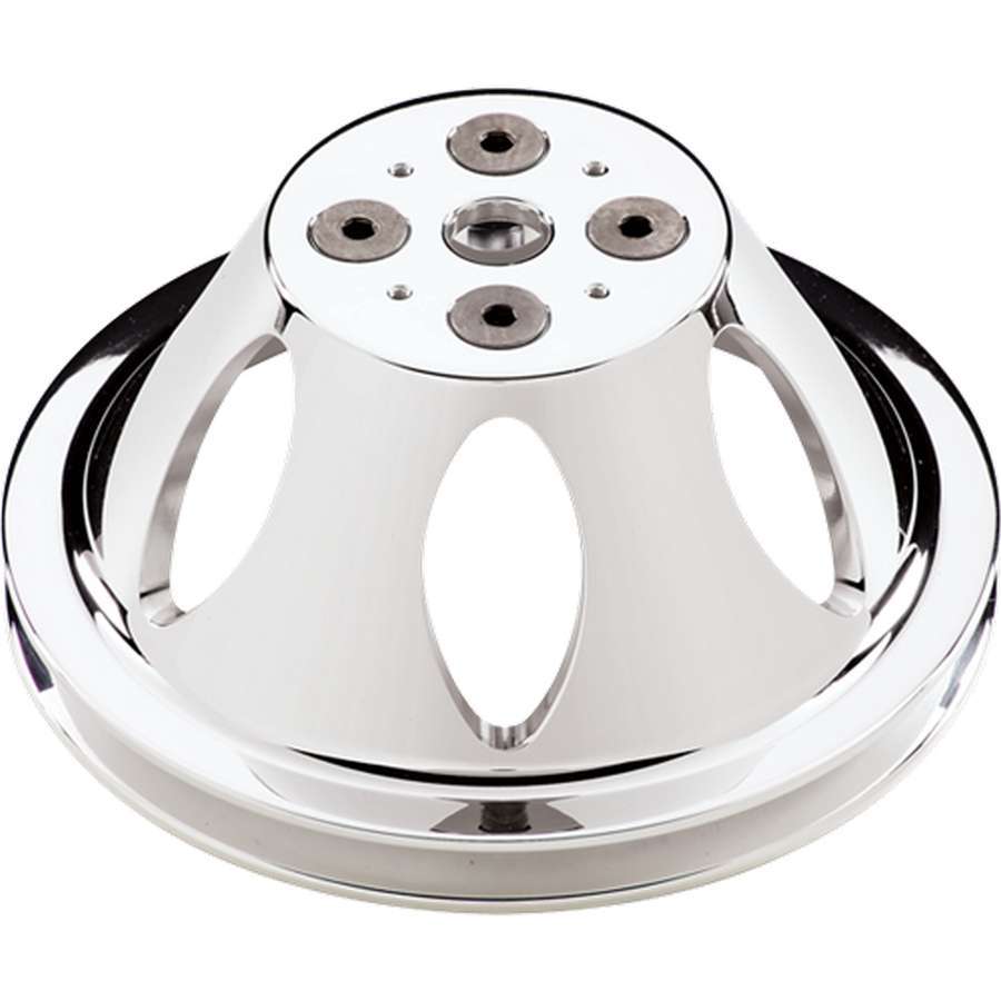 Billet Specialties Polished SBC 1 Groove Upper Pulley BSP80120