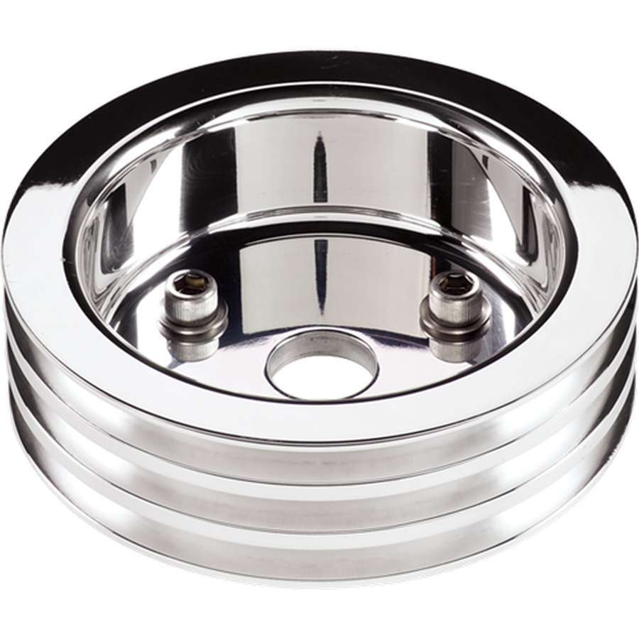 Billet Specialties Polished SBC 3 Groove Lower Pulley BSP81320