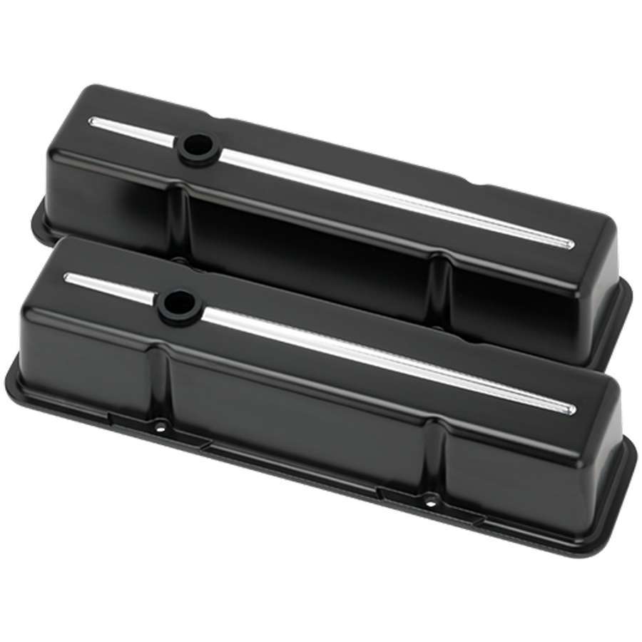 Billet Specialties SBC Tall Valve Covers Black BSP95224